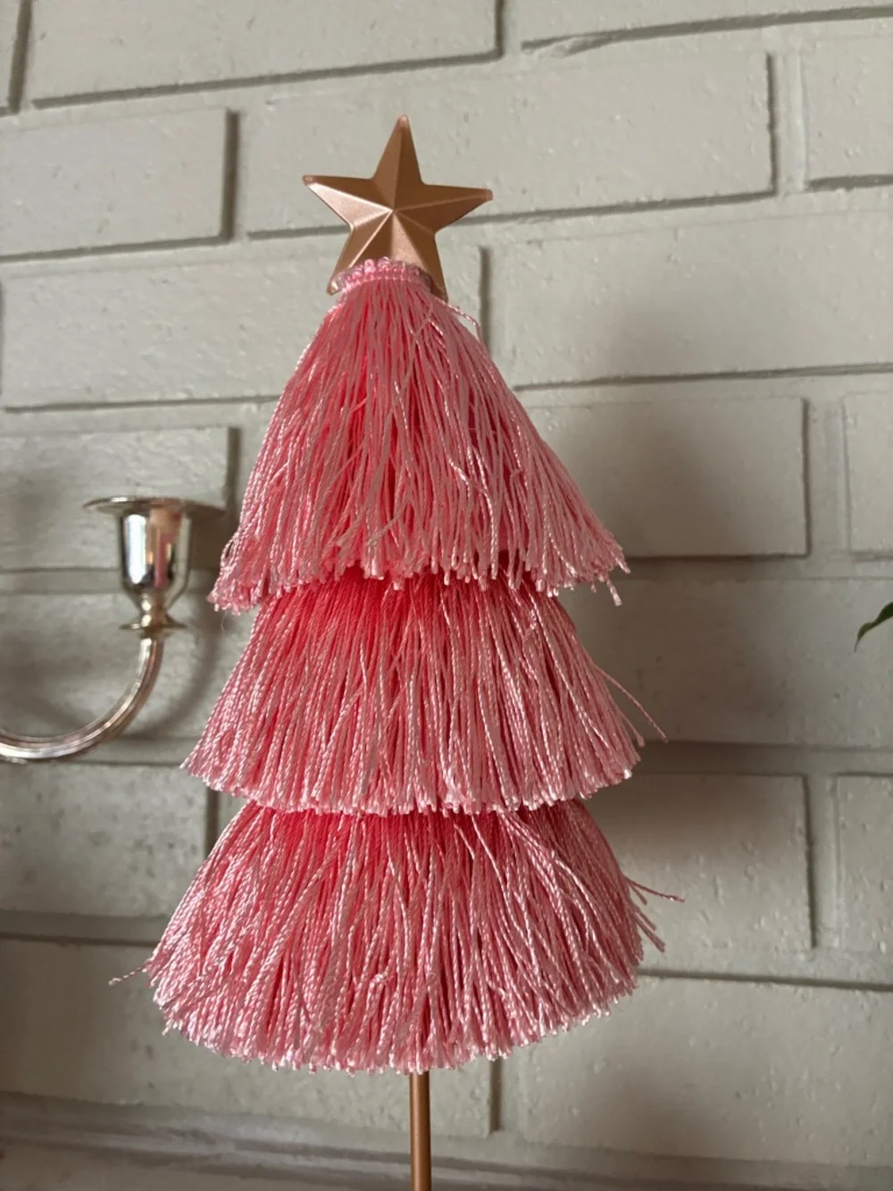 Ashland Pink Tassel Holiday Tree Decor